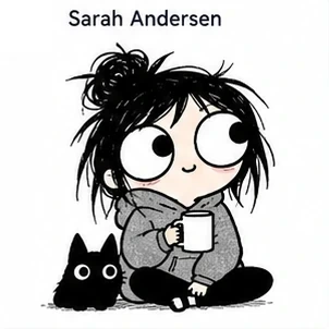 FA-017 · Black-and-White Reaction Diary Cartoon